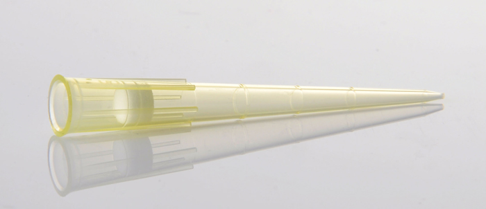 1-200ul濾芯吸嘴，黃色，帶刻度，盒裝滅菌，科進/KIRGEN